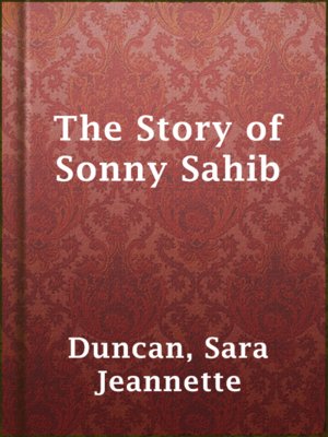 cover image of The Story of Sonny Sahib